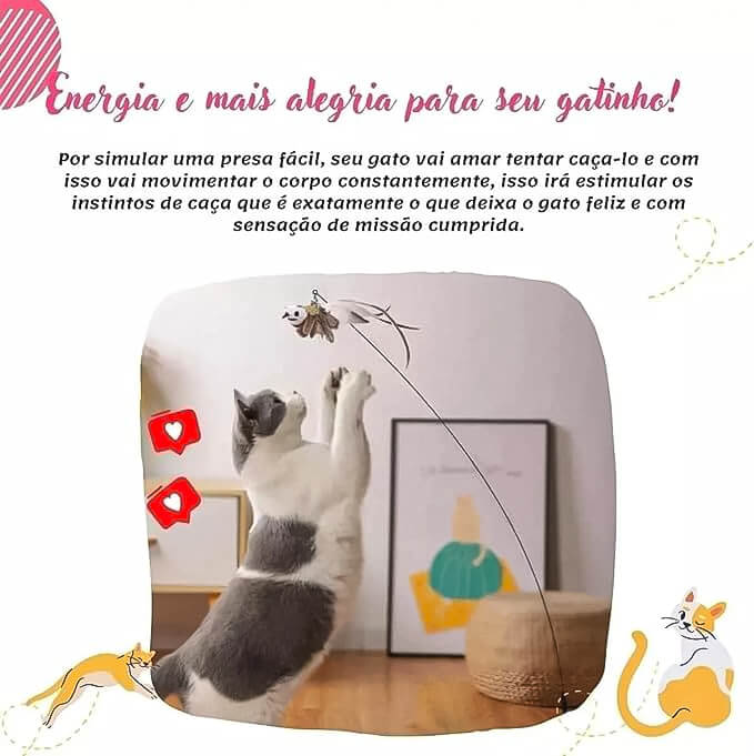 Simulador Pássaro Interativo para Gatos