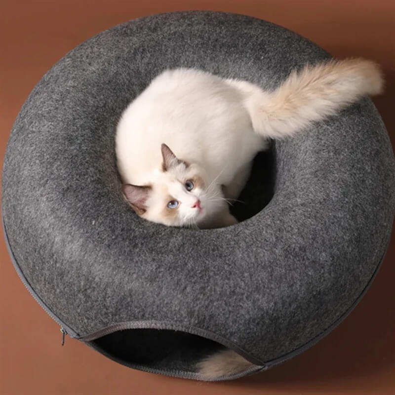 Cama Donut© com Túnel Interativo - Rei Gato