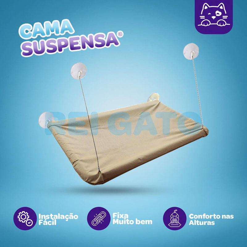 Cama de Gatos Suspensa Para Janelas - REI GATO©️  + Brinde Exclusivo