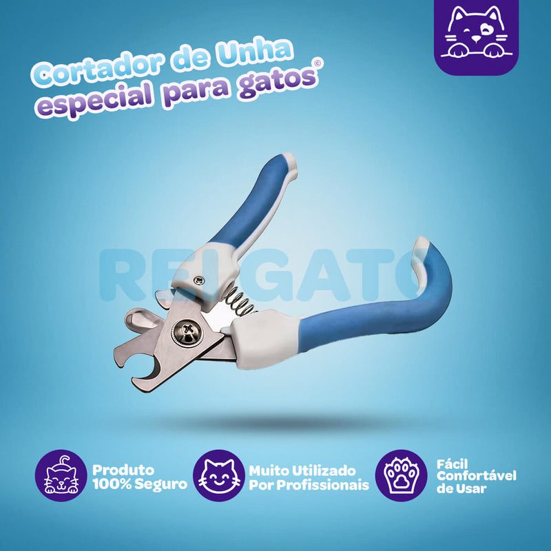 Cortador de Unhas Profissional para Pets - Rei Gato©