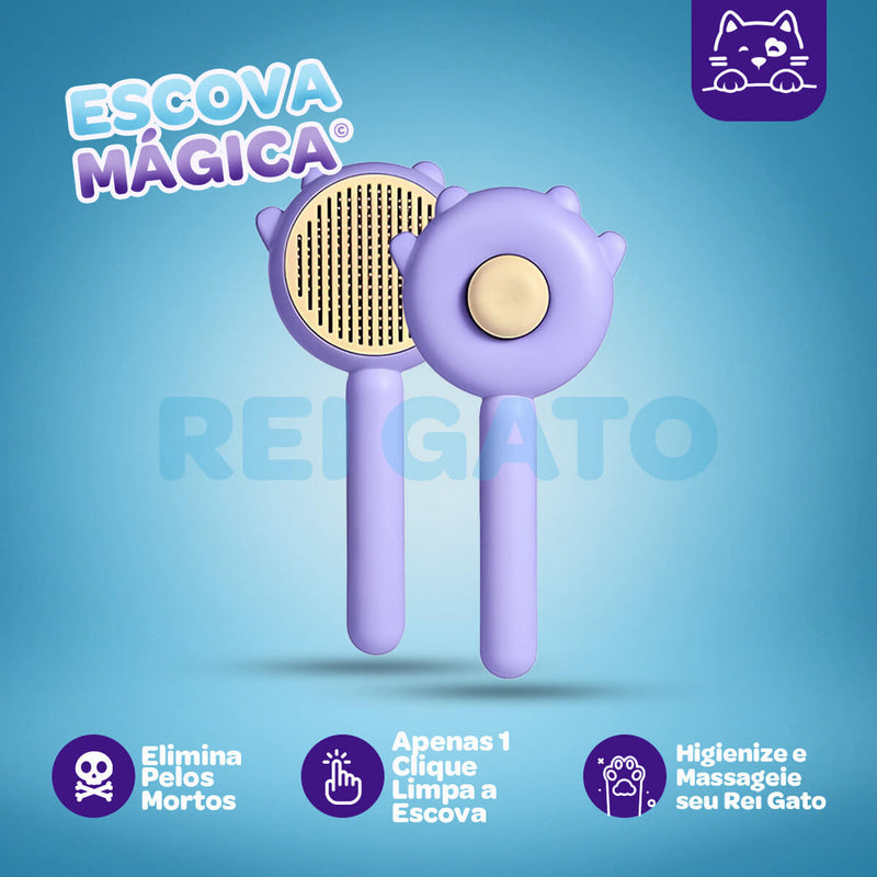 Escova Mágica© Autolimpante Para Gatos + [Brinde Exclusivo]