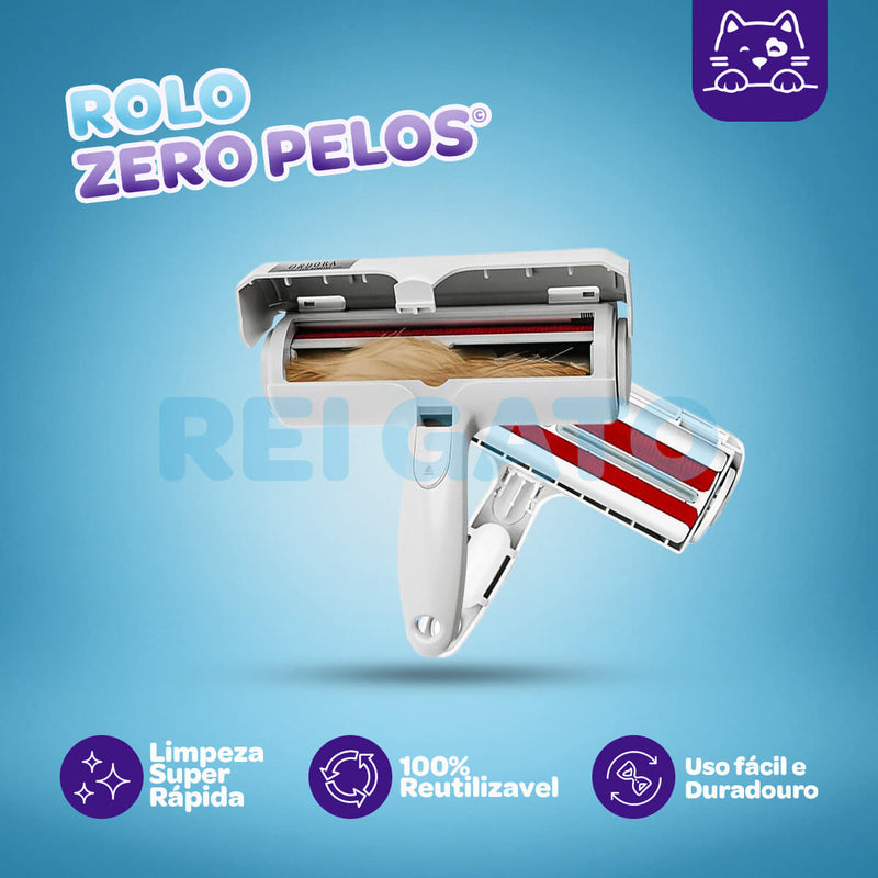 Rolo Reutilizável Zero Pelos© Para Gateiros - REI GATO©️ + Brinde Exclusivo