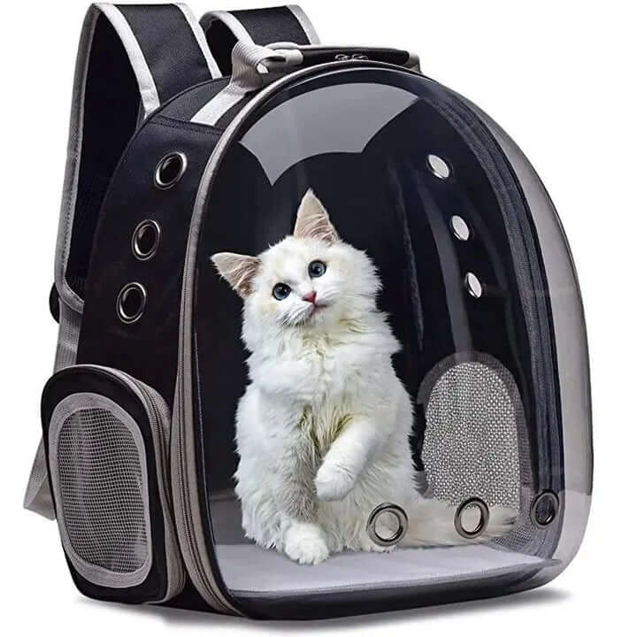 Mochila de Transporte Para Gatos Ventilada - REI GATO©️  + Brinde Exclusivo